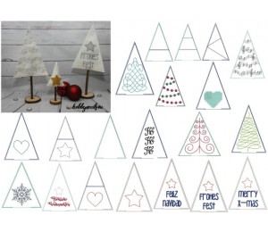 Stickserie ITH - Spitztanne